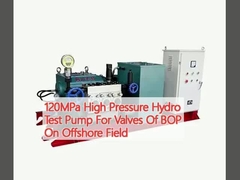 120MPa High Pressure Hydro Test Pump For Valves Of BOP On Offshore Field