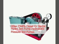 30kw 25MPa Diesel Or Electric Hydro Test Pump Hydrostatic Pressure Test Pumps