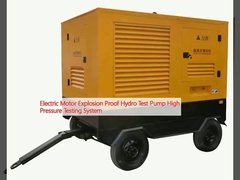 Electric Motor Explosion Proof Hydro Test Pump High Pressure Testing System