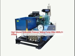 High Volume Hydrostatic Pressure Testing Pump 30kw 4800L/H 200bar