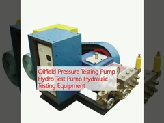 Oilfield Pressure Testing Pump Hydro Test Pump Hydraulic Testing Equipment