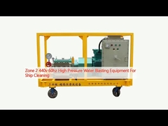 Zone 2 440v 60hz High Pressure Water Blasting Equipment For Ship Cleaning
