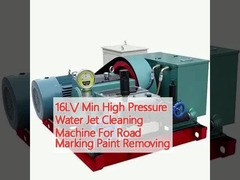 16L/ Min High Pressure Water Jet Cleaning Machine For Road Marking Paint Removing