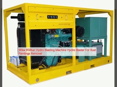 90kw 850bar Hydro Blasting Machine Hydro Blaster For Rust Paintings Removal