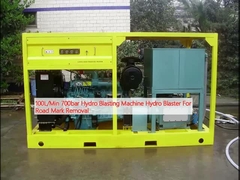 100L/Min 700bar Hydro Blasting Machine Hydro Blaster For Road Mark Removal