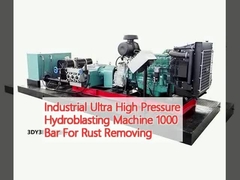 Industrial Ultra High Pressure Hydroblasting Machine 1000 Bar For Rust Removing