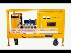 1000bar Hydro Blasting Equipment For Rust Removing On Ship Hydro Blaster