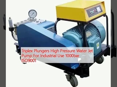 Triplex Plungers High Pressure Water Jet Pump For Industrial Use 1000bar ISO9001