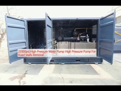 22000psi High Pressure Water Pump High Pressure Pump For Road Mark Removal