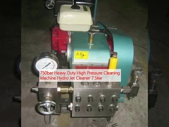 750bar Heavy Duty High Pressure Cleaning Machine Hydro Jet Cleaner 7.5kw