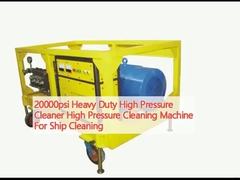 20000psi Heavy Duty High Pressure Cleaner High Pressure Cleaning Machine For Ship Cleaning
