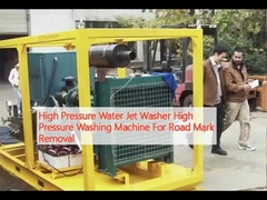 High Pressure Water Jet Washer High Pressure Washing Machine For Road Mark Removal