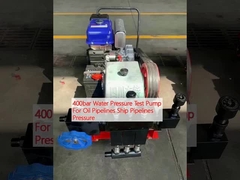 400bar Water Pressure Test Pump For Oil Pipelines Ship Pipelines Pressure