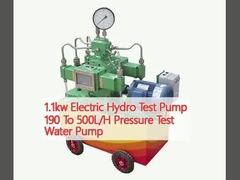 1.1kw Electric Hydro Test Pump 190 To 500L/H Pressure Test Water Pump