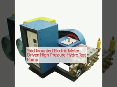 Skid Mounted Electric Motor Driven High Pressure Hydro Test Pump