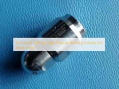 Rust proof 1600 Bar High Pressure Rotating Nozzles For Sewer Jetter