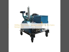 10000psi Pipe Pressure Testing Equipment 13L/ Min Hydro Testing Pump