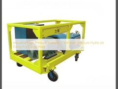 Industrial High Pressure Washers 75KW High Pressure Hydro Jet Pump For Candy Plant