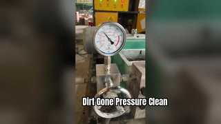 High pressure cleaning
