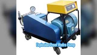 Explosion Proof Hydro Test Pump Pressure Testing