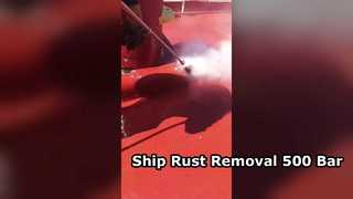 High Pressure Ship Rust Removal Machine 500 Bar
