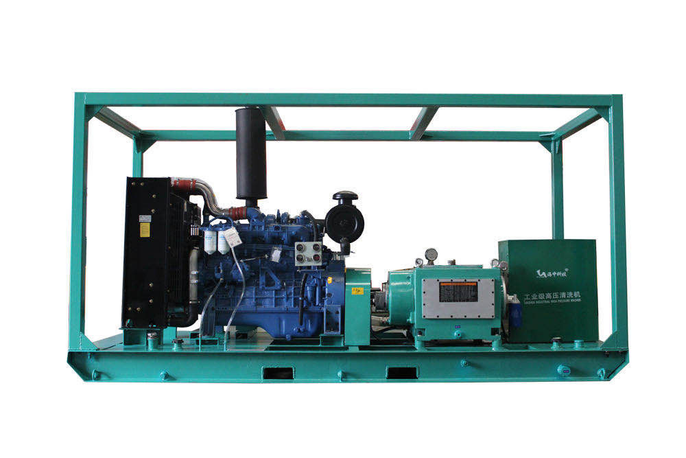 132kw Diesel Engine High Pressure Water Jetting Machine Hydro Blasters