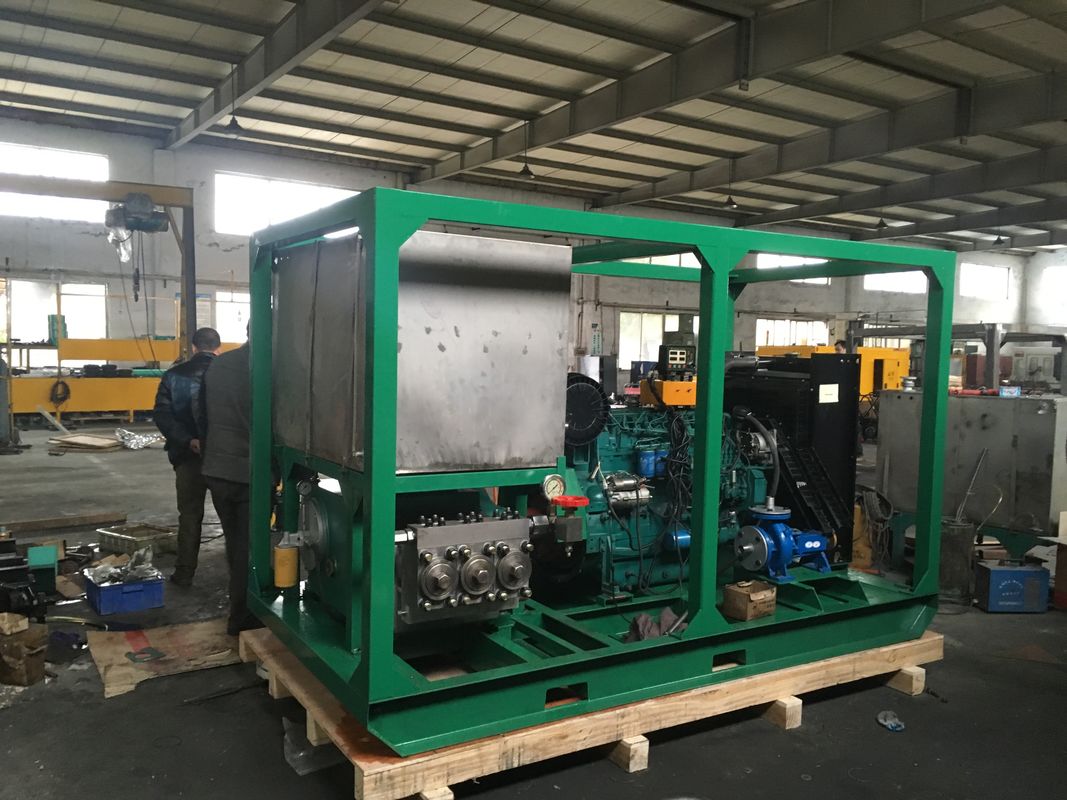 1150bar 90kw High Pressure Water Jet Cleaning Pump Cold Water Cleaning Machine