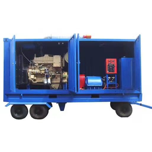 Industrial Water Jet Cleaning Machine Shipyard Rust Remove Pressure Water Pump