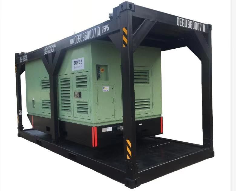 10000psi ATEX ZONE 2 High Pressure Pump Unit Explosion Proof Water Pump On Offshore