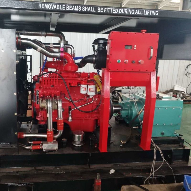 Zone 2 Water Jetting Unit High Pressure Pump Unit 400L/Min 140bar For Offshore Cleaning