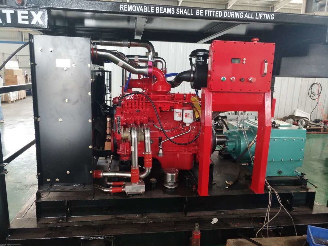 Zone 2 Water Jetting Unit High Pressure Pump Unit 400L/Min 140bar For Offshore Cleaning