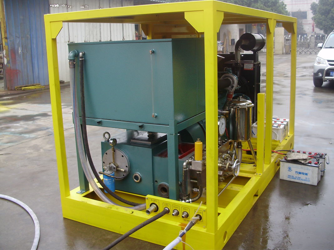 90kw Diesel Zone 2 Hydro Blasting Equipment Industrial Water Jet Cleaner Machine