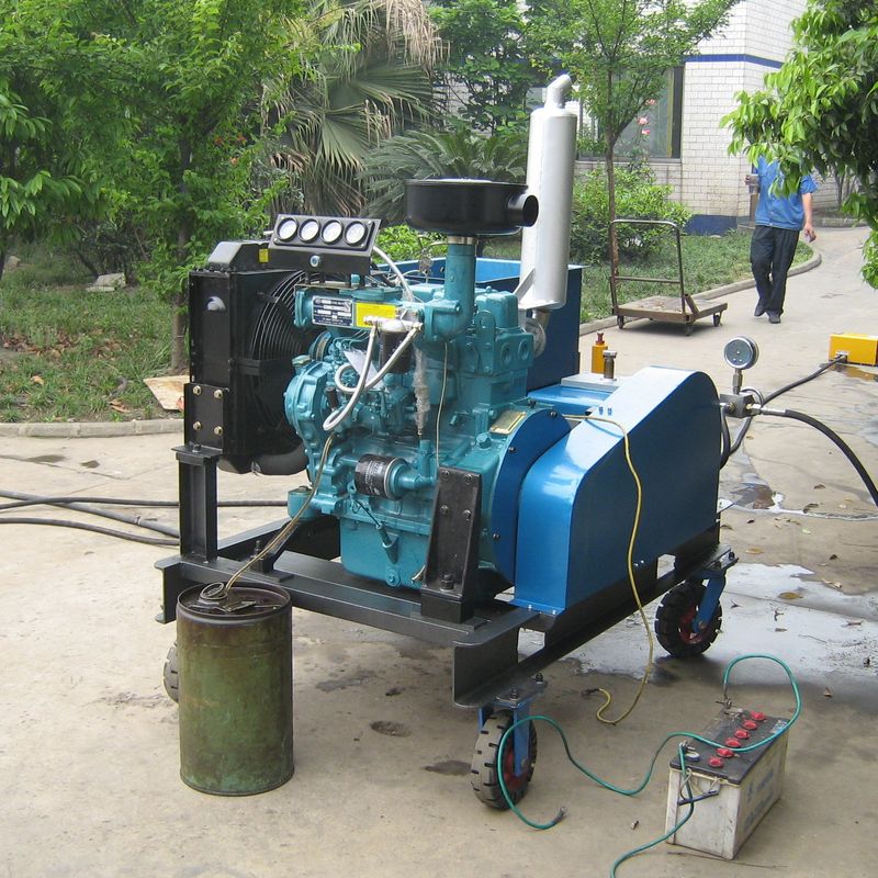 Ship Pipelines Hydraulic Pressure Hydro Test Pump 400bar Diesel Engine