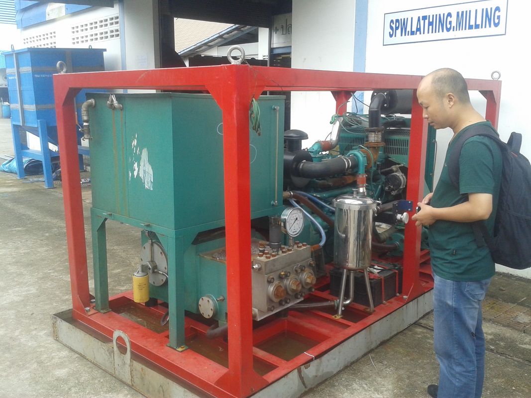 90kw 1500bar Hydro Blasting Equipment Industrial Water Blasting Machine