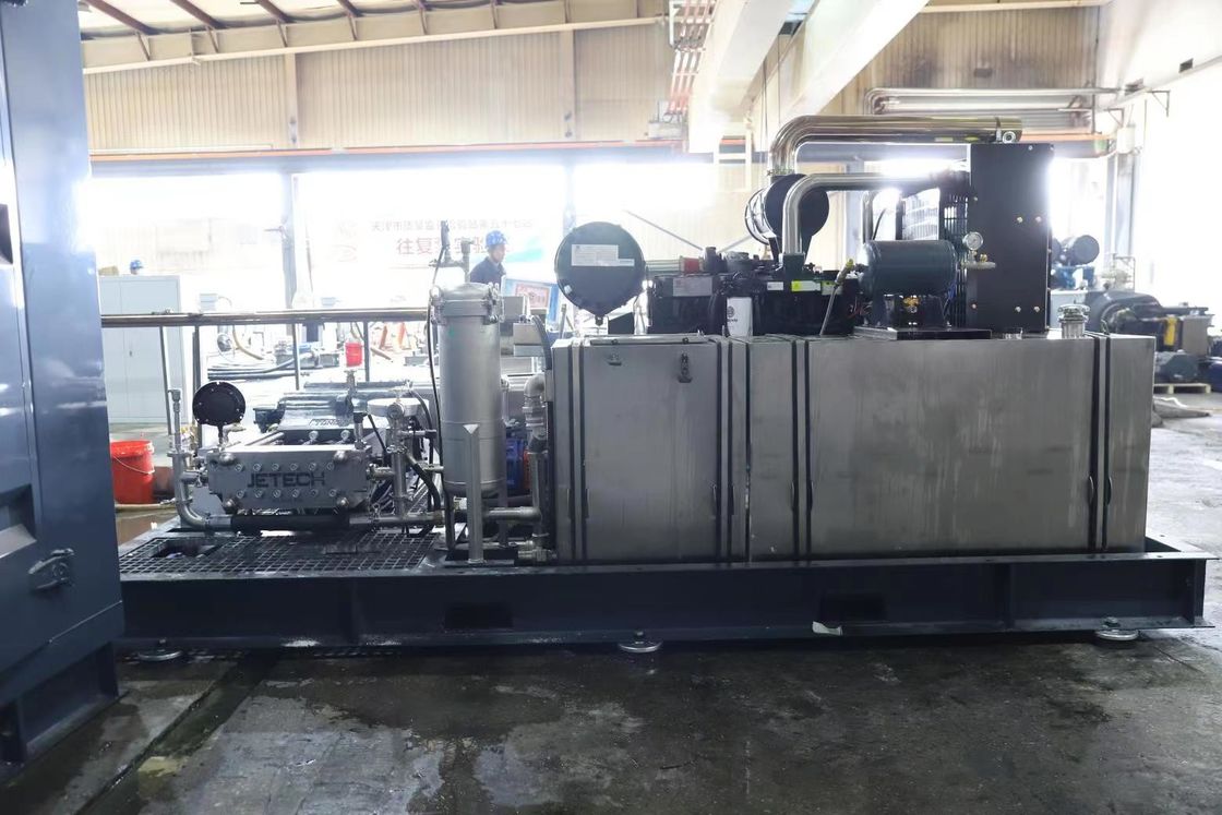 2800bar Hydro Blasting Machine For Concrete Remove Hydro Blaster 700HP