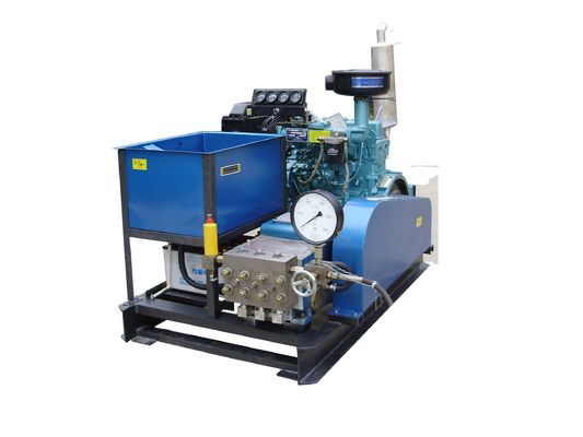 400bar Industrial High Pressure Washers 30kw Hydro Jet Cleaning Machine