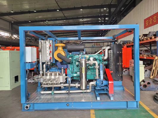 132kw Diesel Pressure Washer 1000bar Industrial Water Blasting Machine