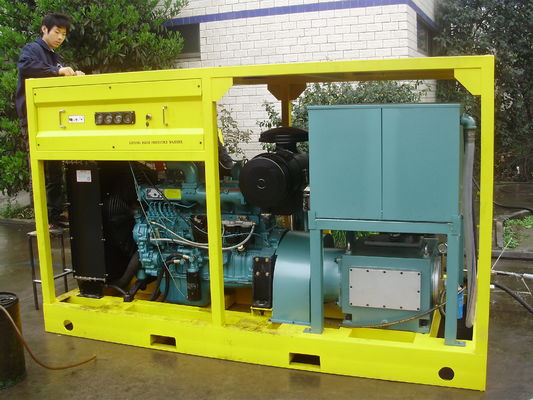 600bar 75kw Trolley High Pressure Cleaner Washer Engine Power Pressure Cleaning