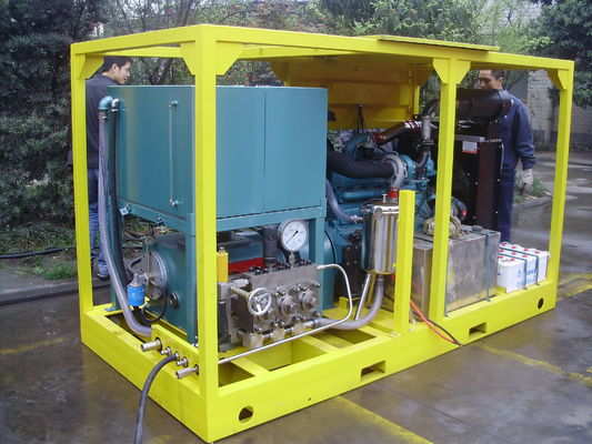 100L/Min 700bar Hydro Blasting Machine Hydro Blaster For Road Mark Removal